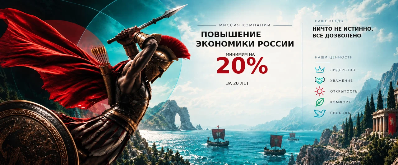 Фирменный баннер USTEDGROUP